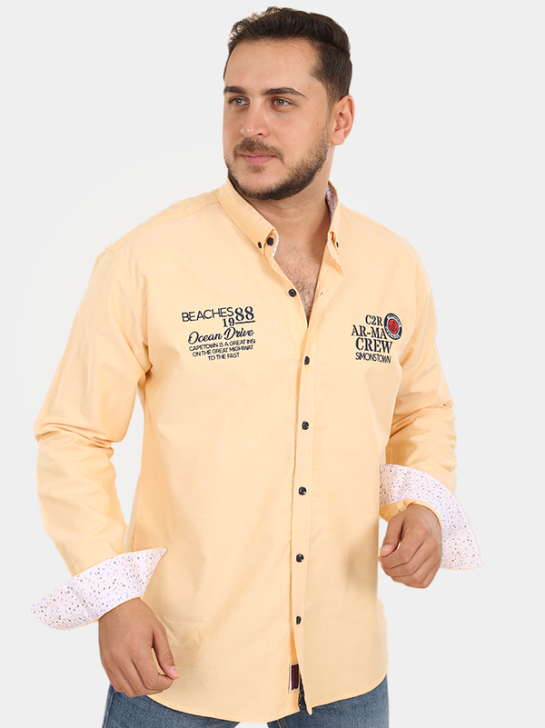 Oxford shirt with embroidery