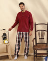 Wool plaid pajamas code 101