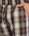 Wool plaid pajamas code 106