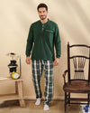 Wool plaid pajamas code 105