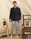 Wool plaid pajamas code 103