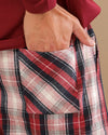 Wool plaid pajamas code 104