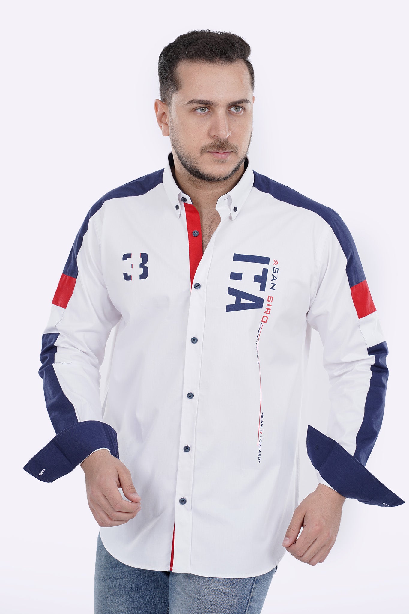 قميص قطن صافي كود 914