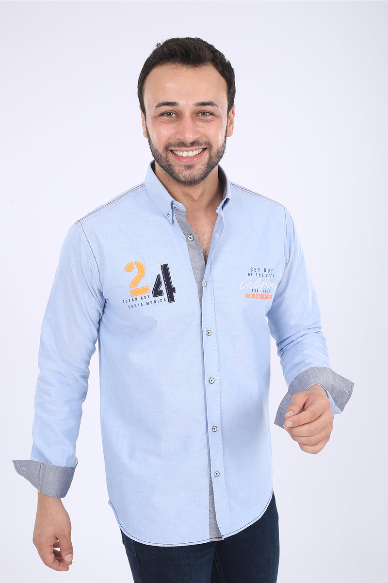 قميص قطن صافي كود 977