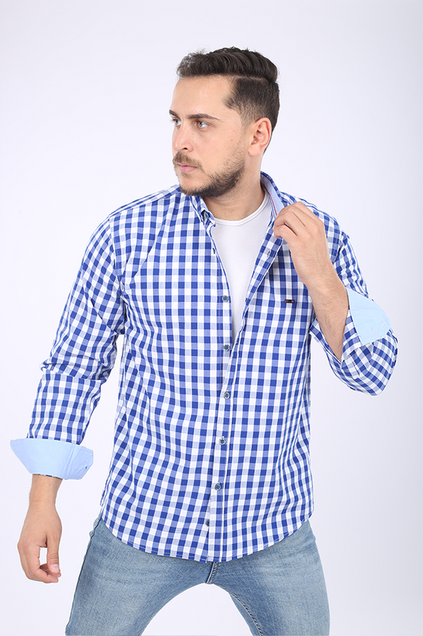 Checks Cotton Shirt 921