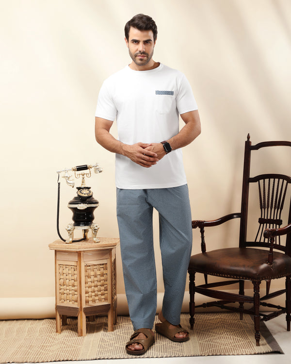 slim fit checkered pajamas cod