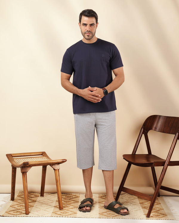 Training Suit navy on grey