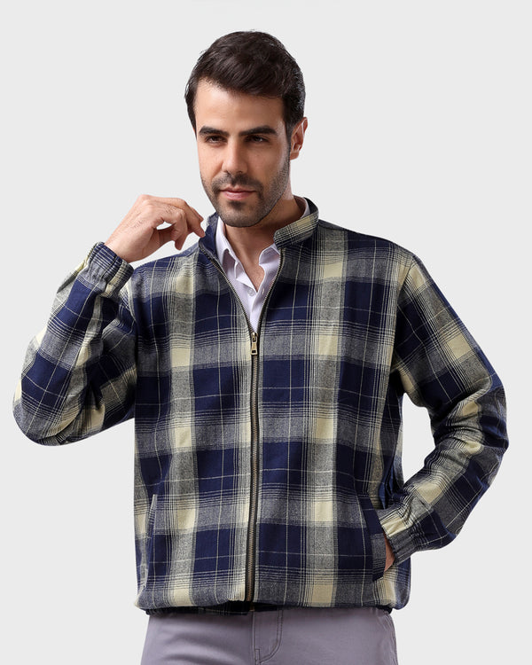 Zippered wool shirt 5080