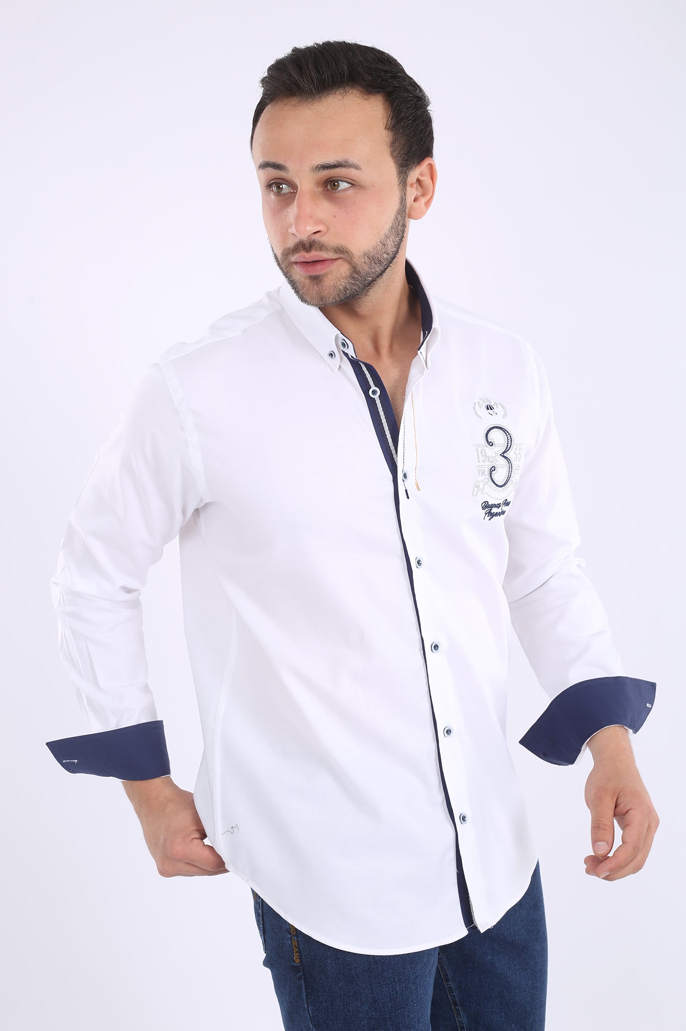 قميص قطن صافي كود 947