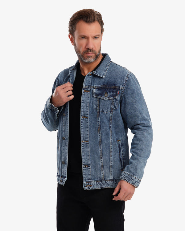 Jeans sleeve jacket