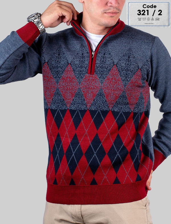 Pullover Mock Neck