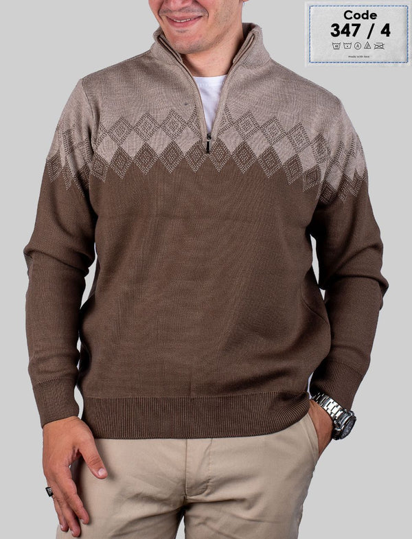 Pullover Mock Neck