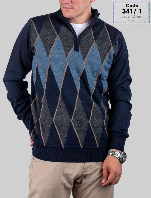 Pullover Mock Neck