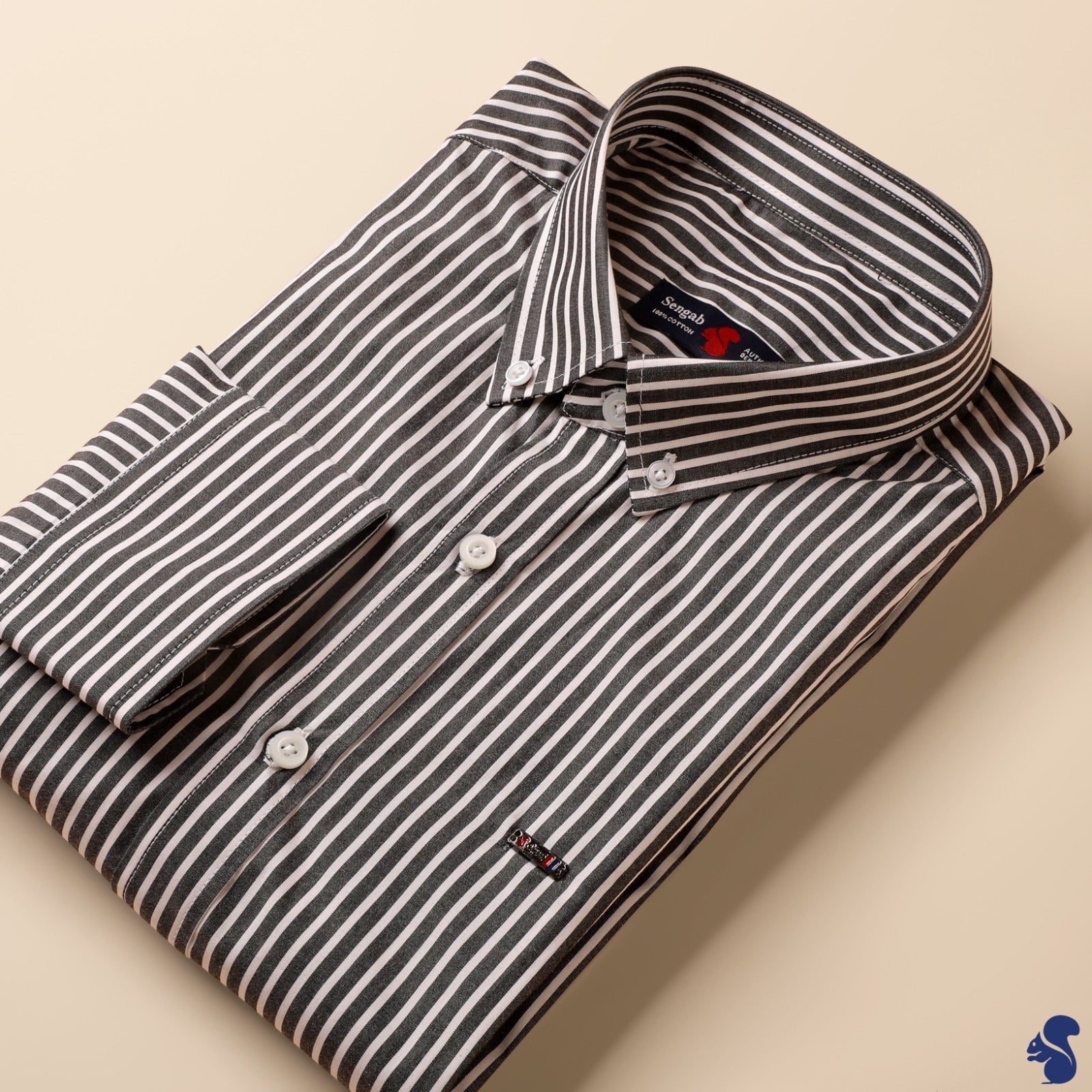 High quality striped shirt 609