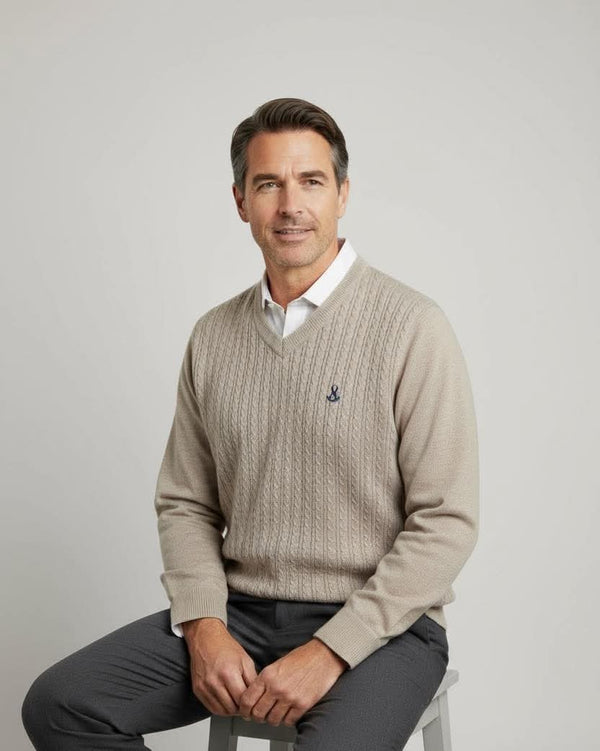 Cable knit Pullover code 506