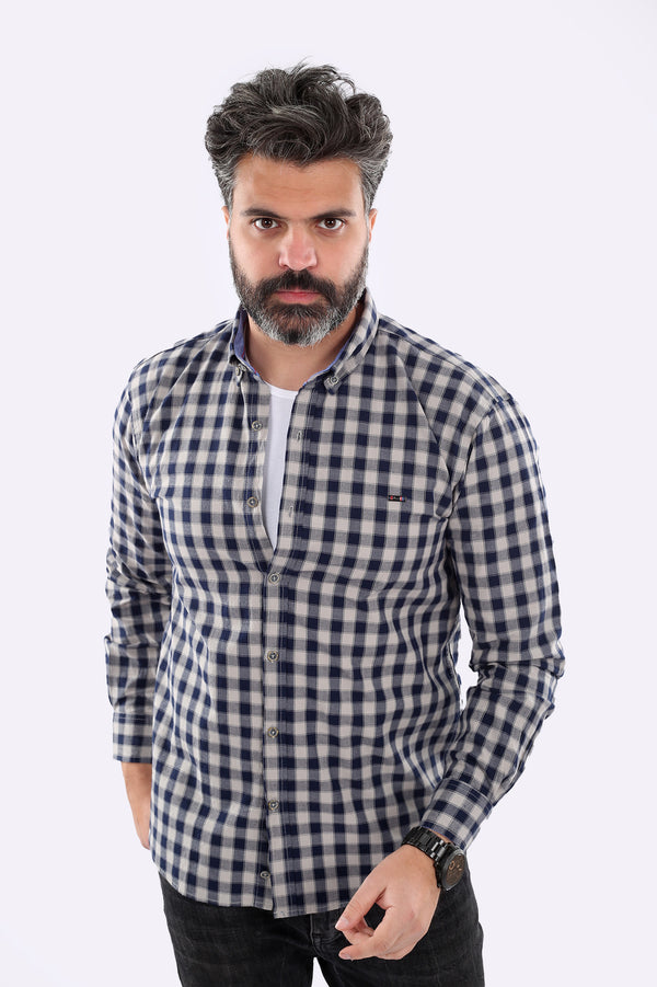 Checks Cotton Shirt 608