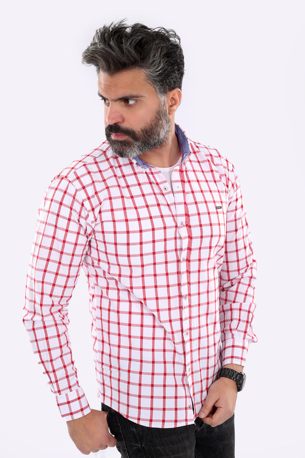 Checks Cotton Shirt 604